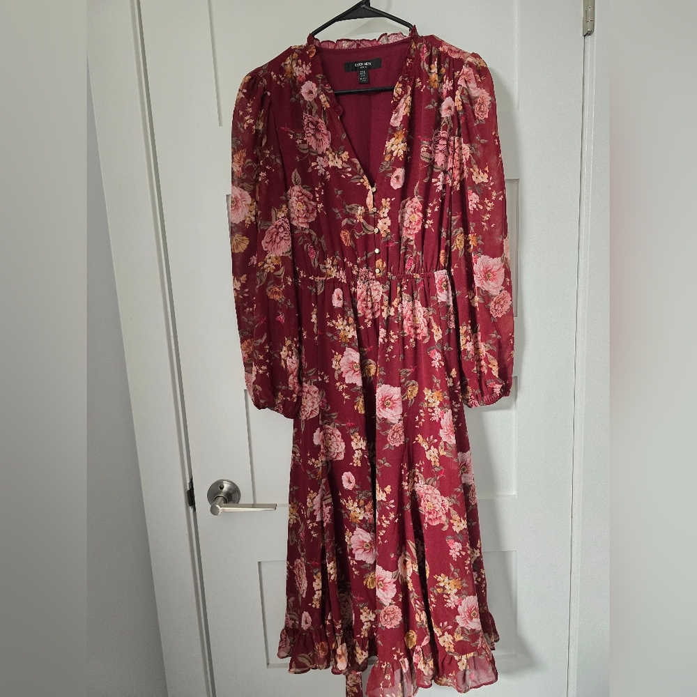Evernew Floral Petite Maxi Dress